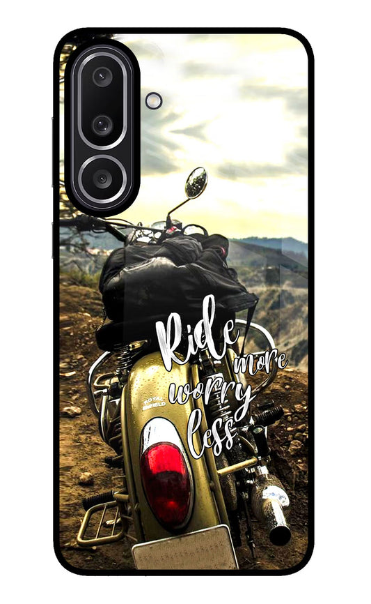 Ride More Worry Less Samsung M56 5G Back Cover