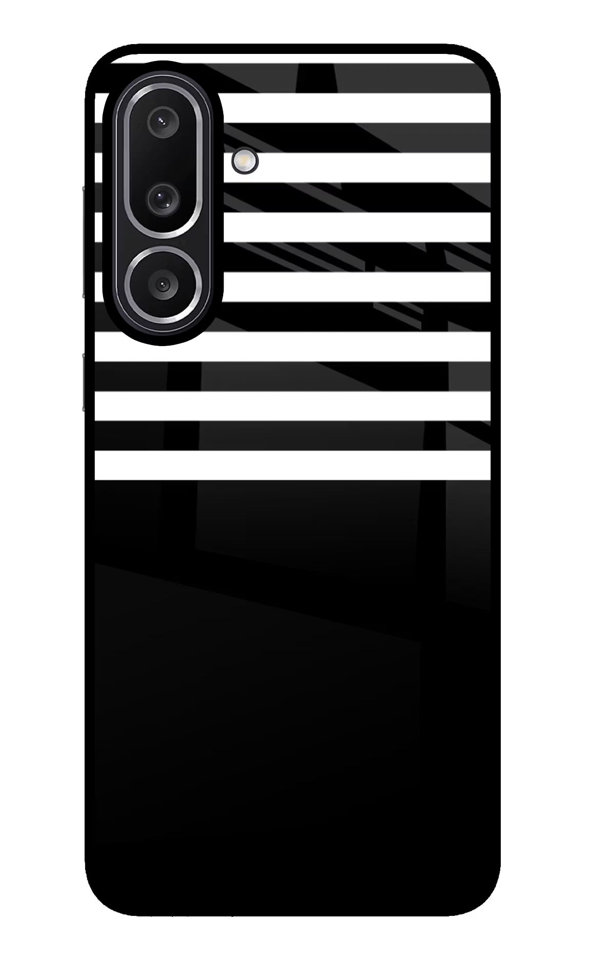 Black and White Print Samsung M56 5G Back Cover