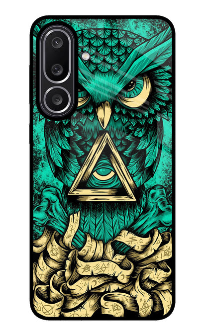 Green Owl Samsung M56 5G Back Cover
