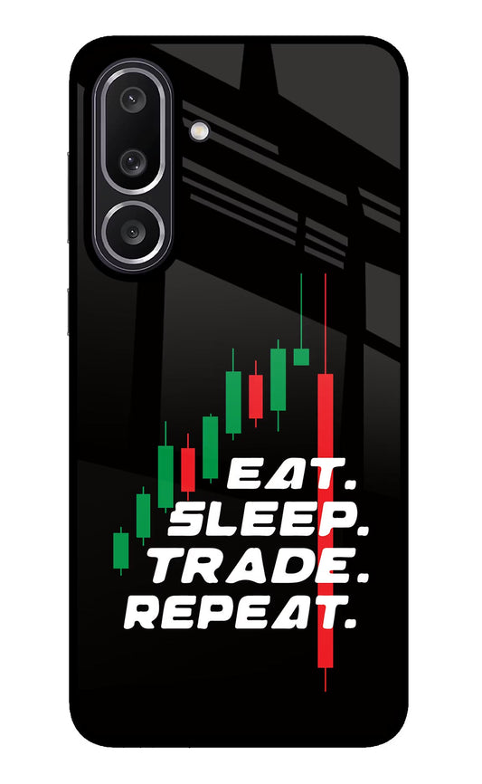 Eat Sleep Trade Repeat Samsung M56 5G Back Cover