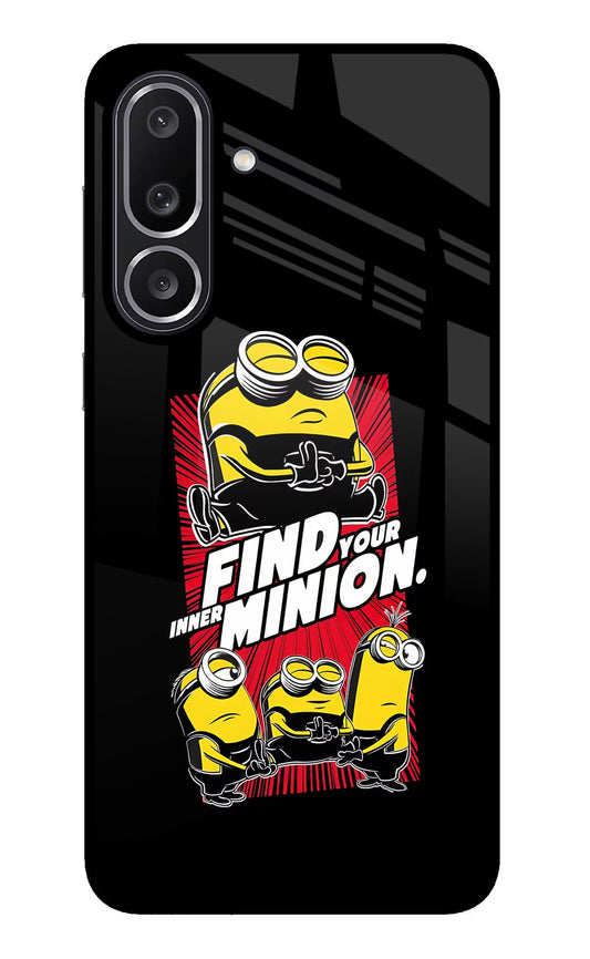 Find your inner Minion Samsung M56 5G Glass Case