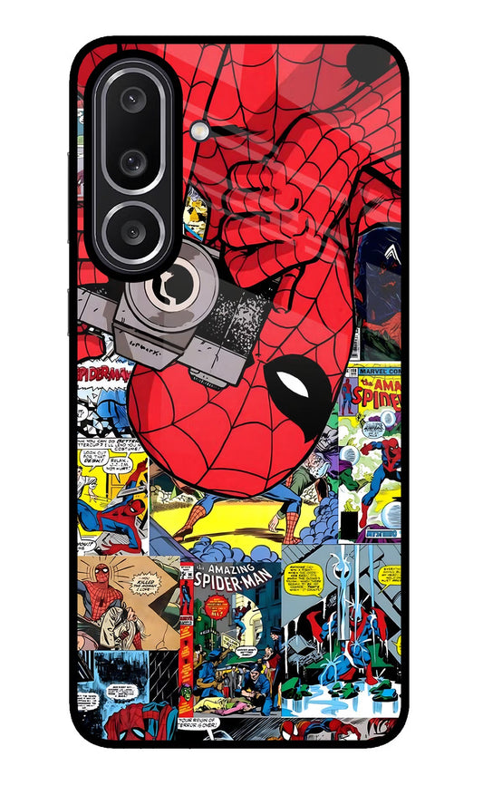 Spider Man Samsung M56 5G Glass Case