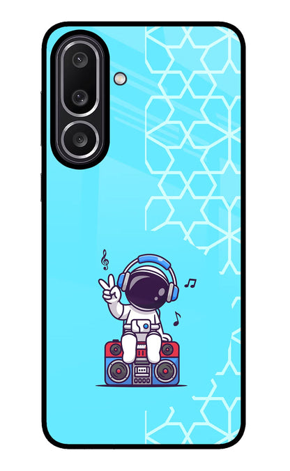 Cute Astronaut Chilling Samsung M56 5G Back Cover