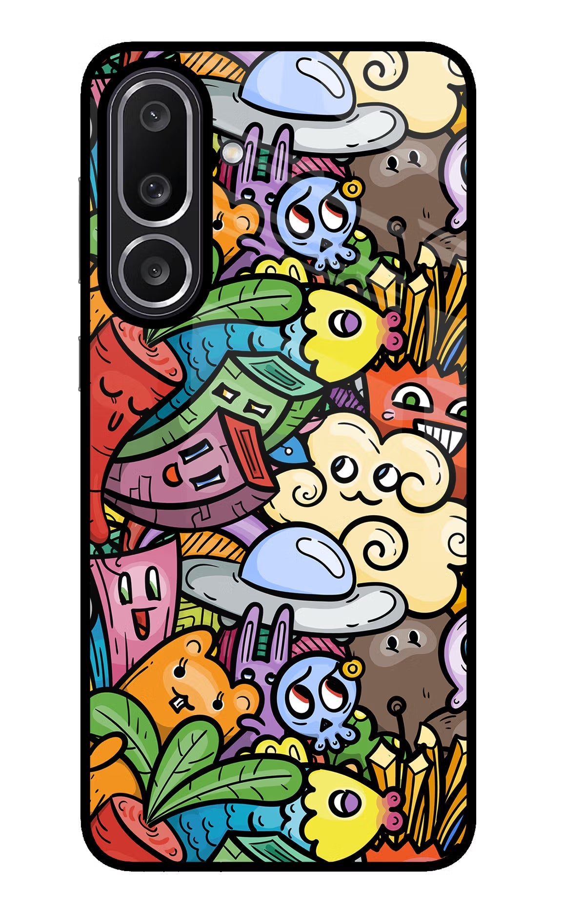 Veggie Doodle Samsung M56 5G Back Cover