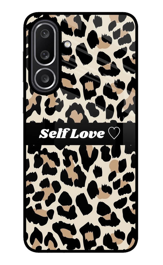 Leopard Print Self Love Samsung M56 5G Back Cover