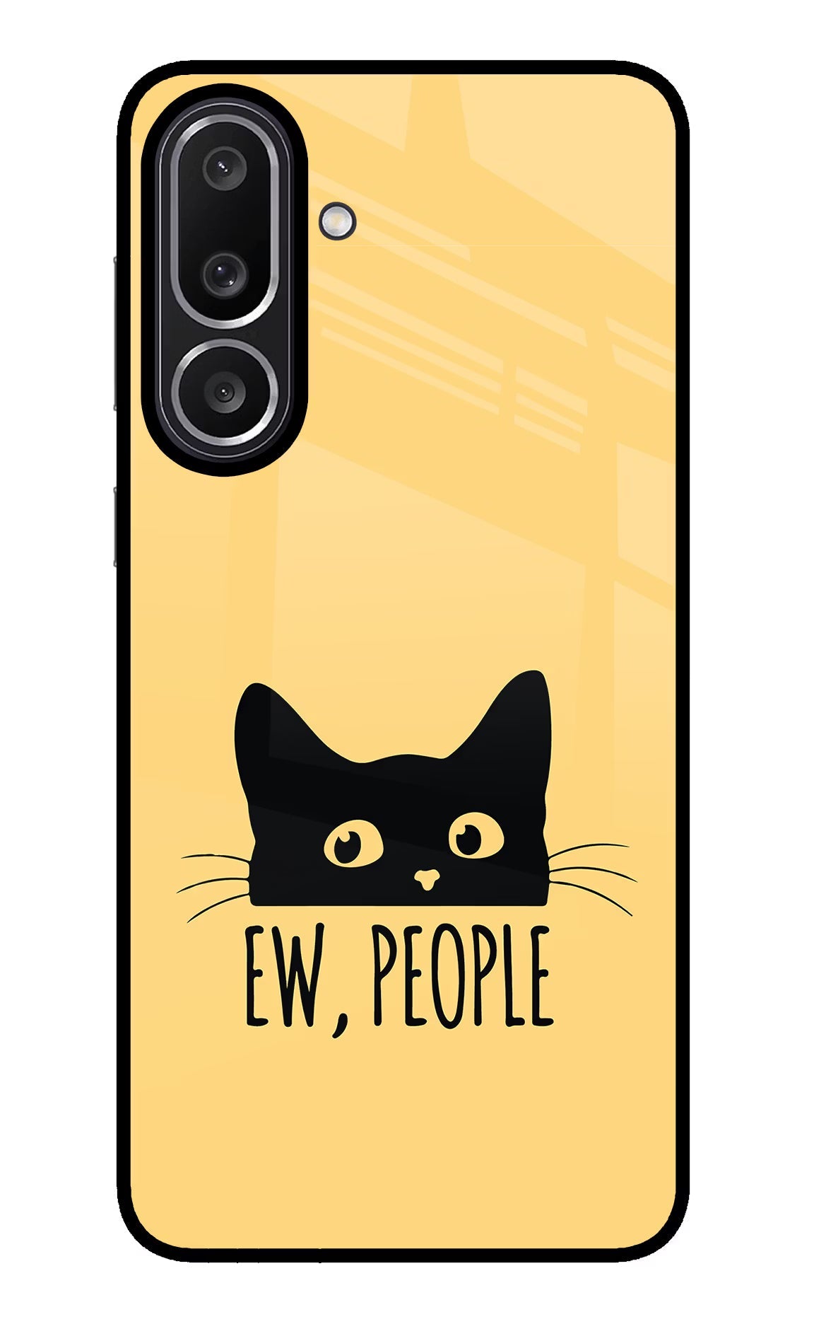 Ew People Catitude Samsung M56 5G Glass Case