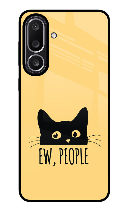 Ew People Catitude Samsung M56 5G Glass Case