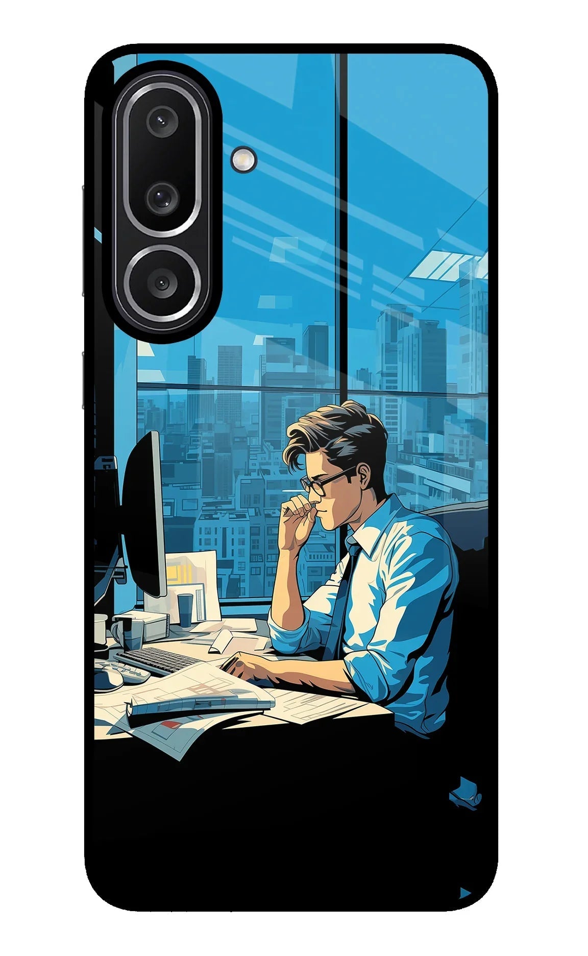 Focused Hustler (AI Generated) Samsung M56 5G Back Cover