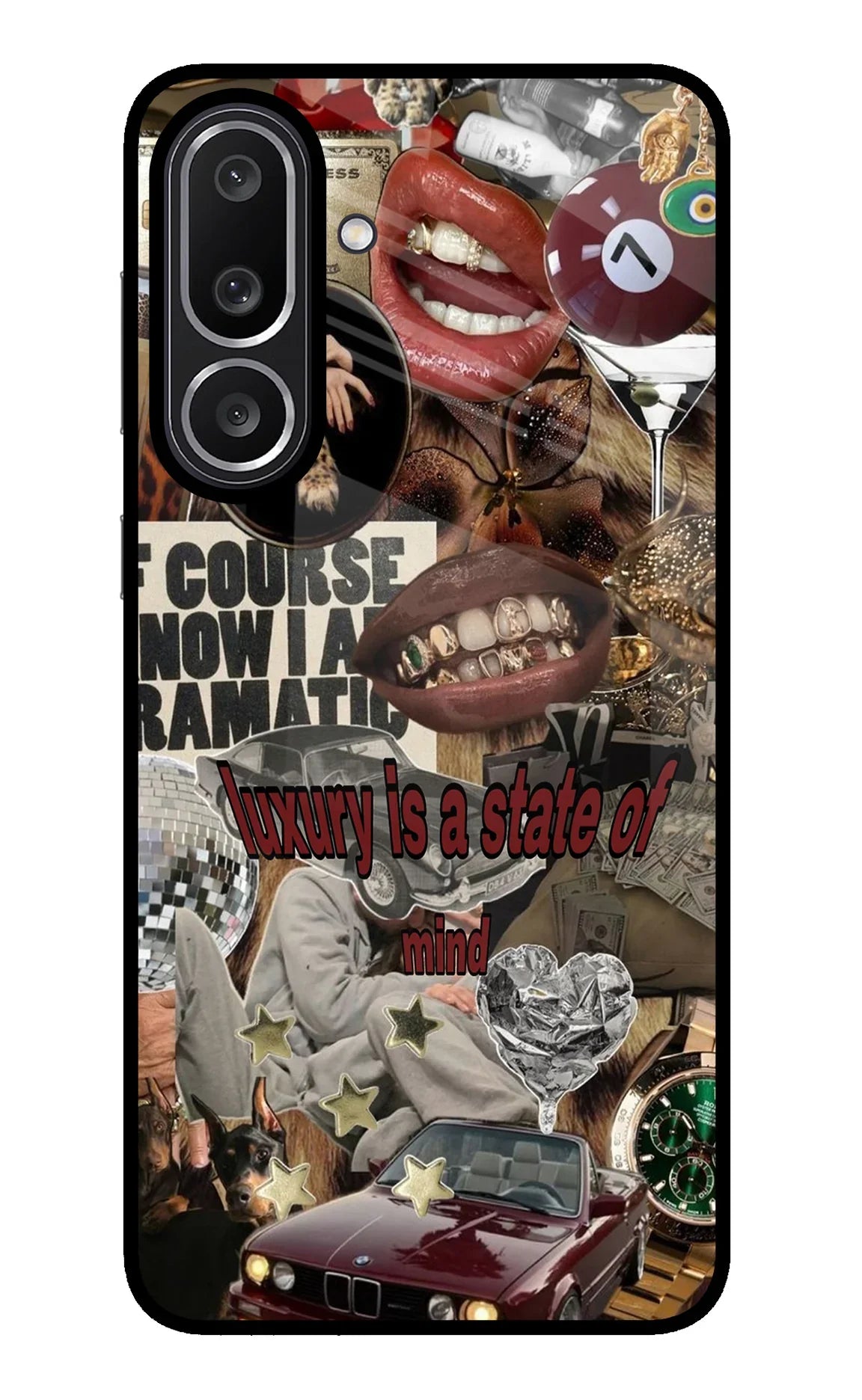 Luxury Samsung M56 5G Back Cover