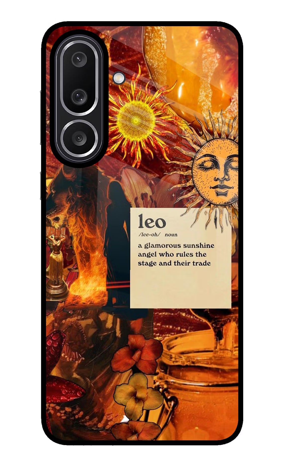 Leo Zodiac Samsung M56 5G Back Cover