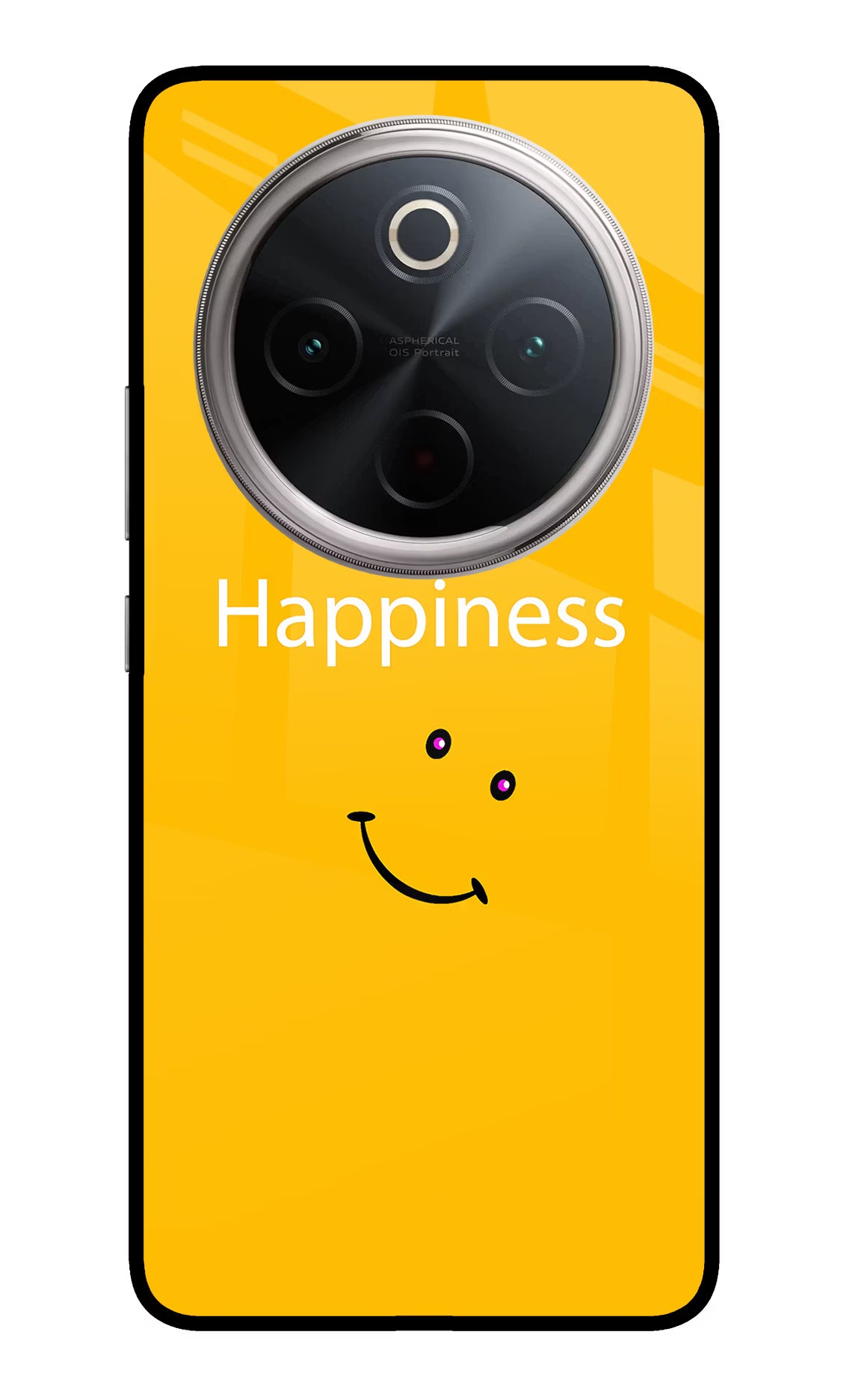 Happiness With Smiley Vivo T4 5G Glass Case