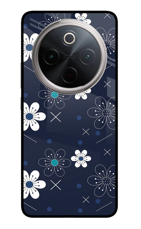 Flowers Vivo T4 5G Glass Case