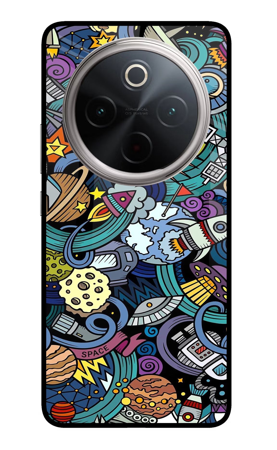 Space Abstract Vivo T4 5G Back Cover