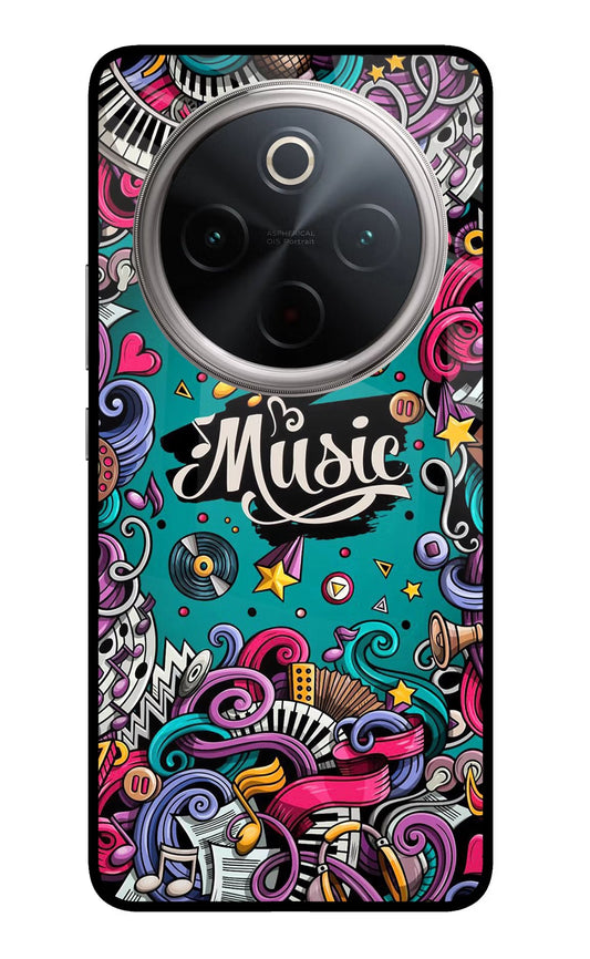 Music Graffiti Vivo T4 5G Back Cover