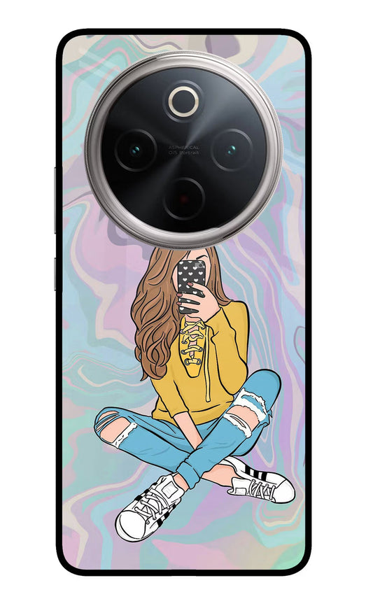 Selfie Girl Vivo T4 5G Back Cover
