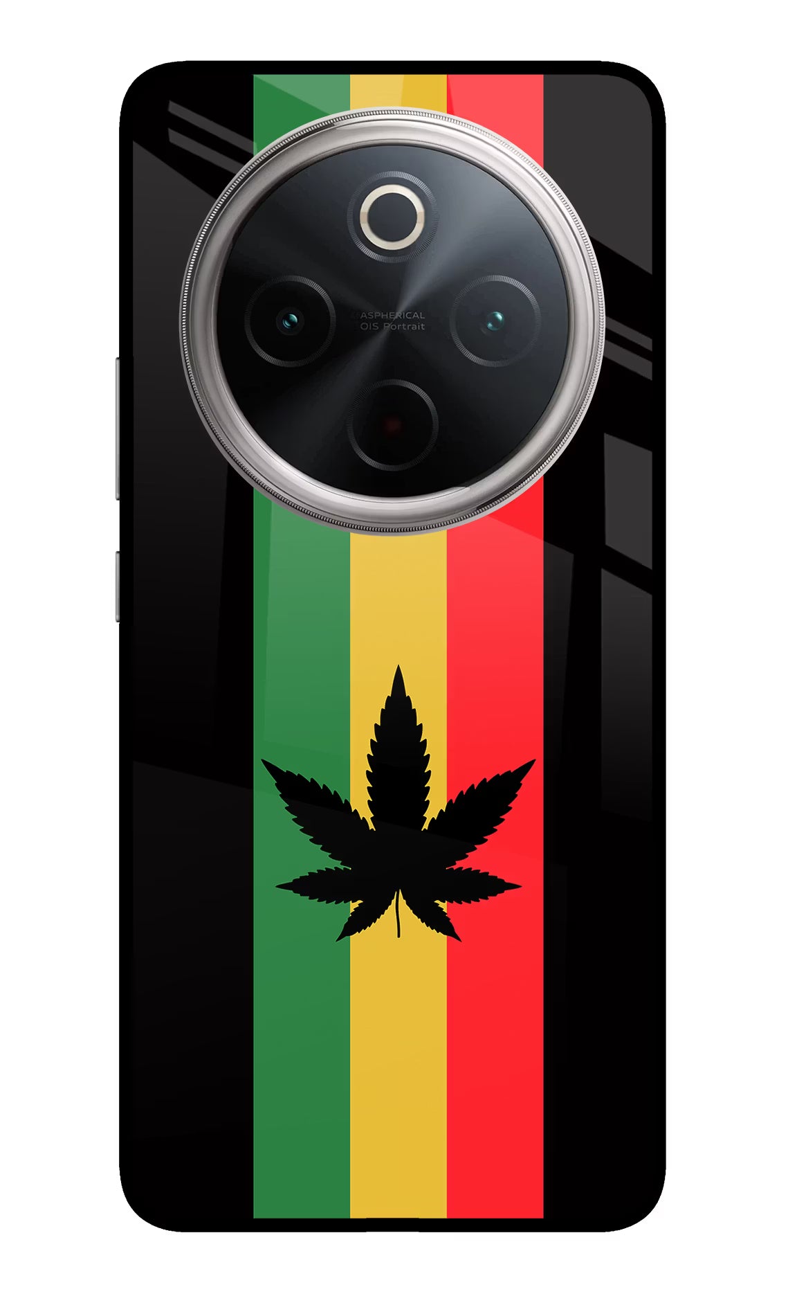 Weed Flag Vivo T4 5G Glass Case