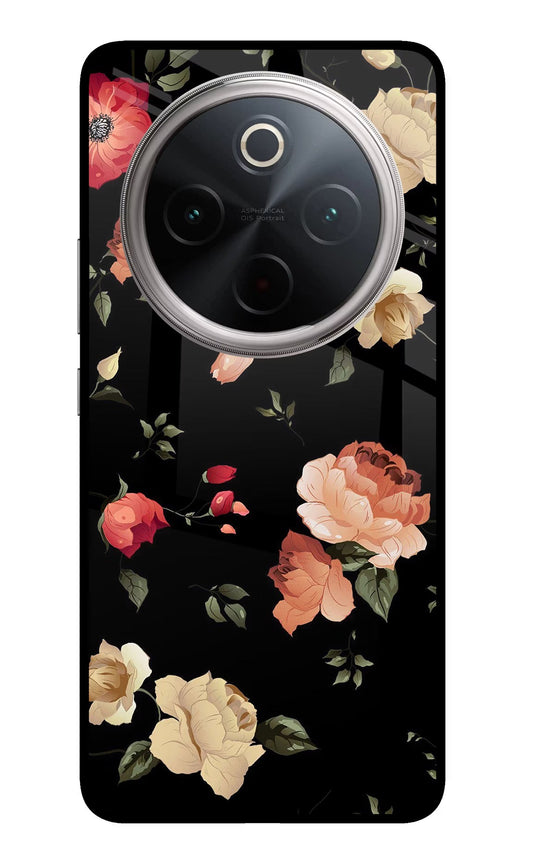 Flowers Vivo T4 5G Glass Case