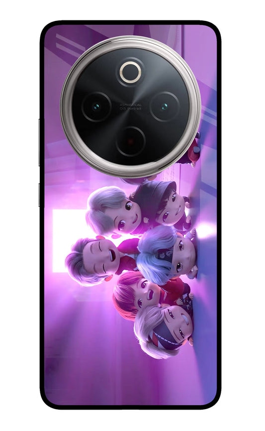 BTS Chibi Vivo T4 5G Glass Case