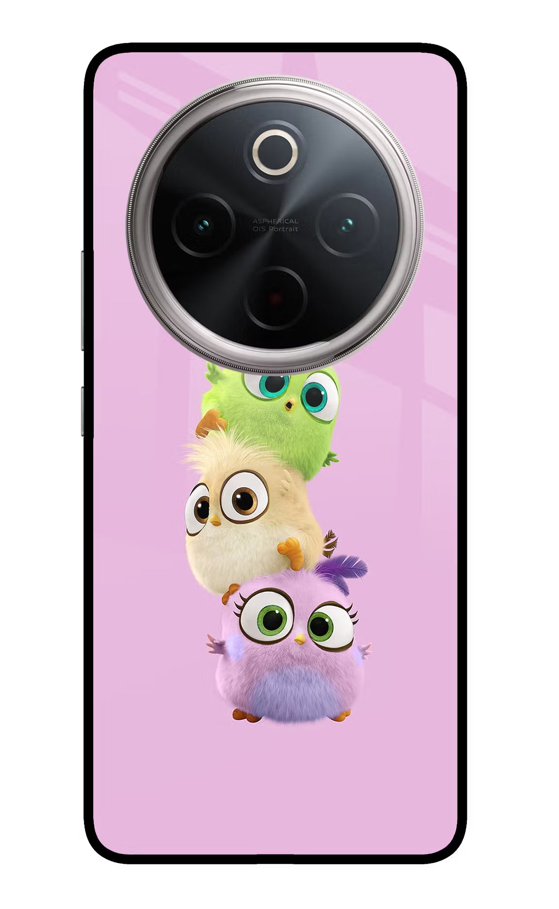 Cute Little Birds Vivo T4 5G Glass Case