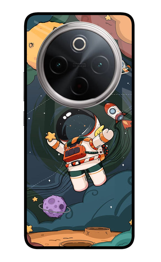 Cartoon Astronaut Vivo T4 5G Glass Case