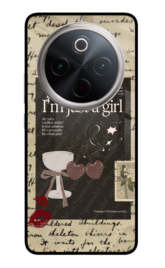 I am just a girl Vivo T4 5G Back Cover