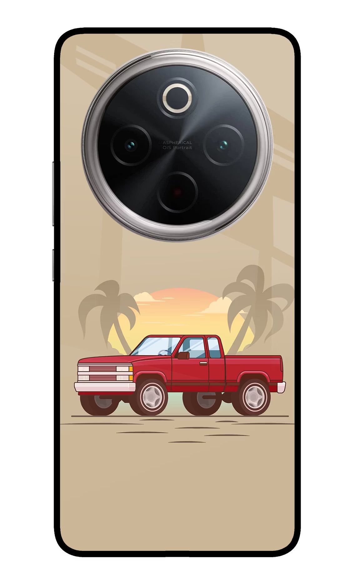 Desert Classic Drive Vivo T4 5G Glass Case