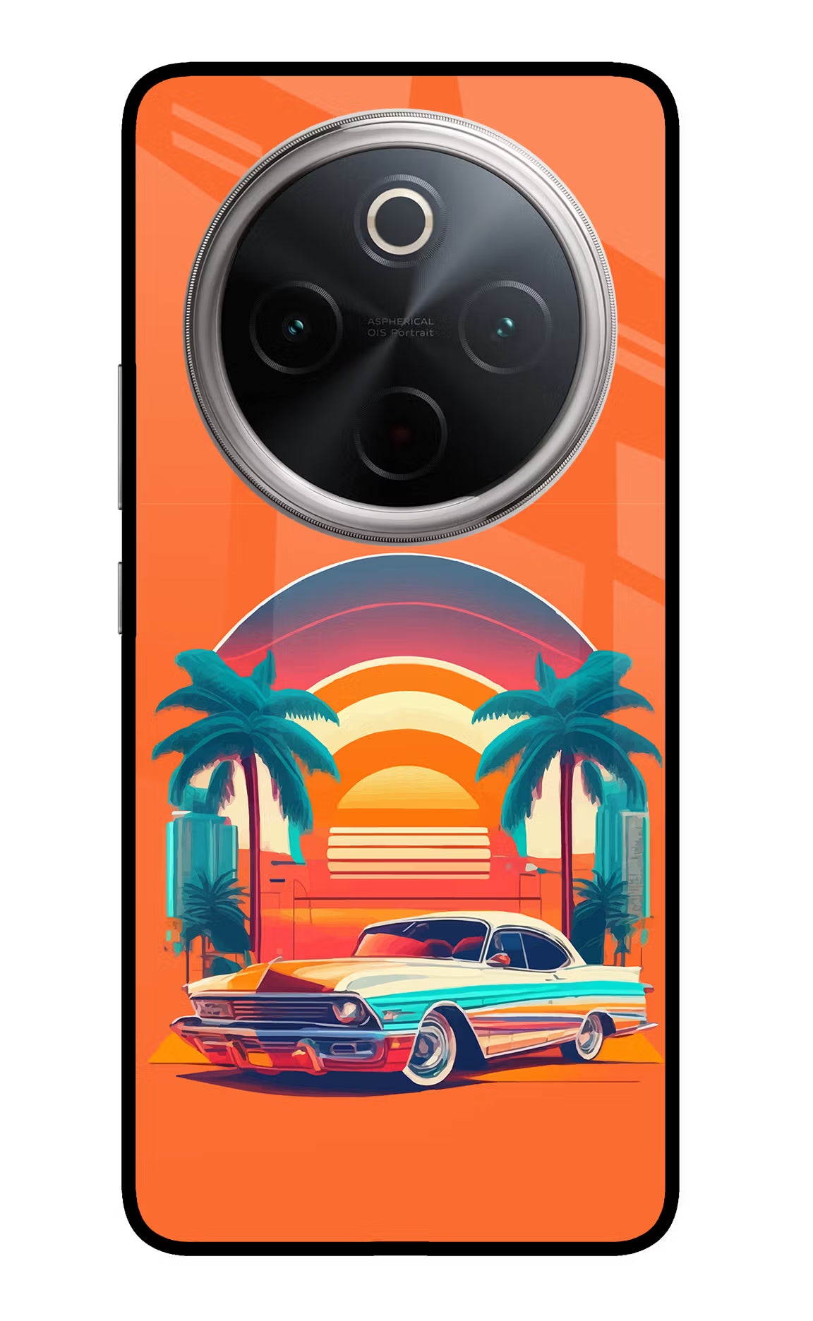Palm Drive 80s Vivo T4 5G Back Cover