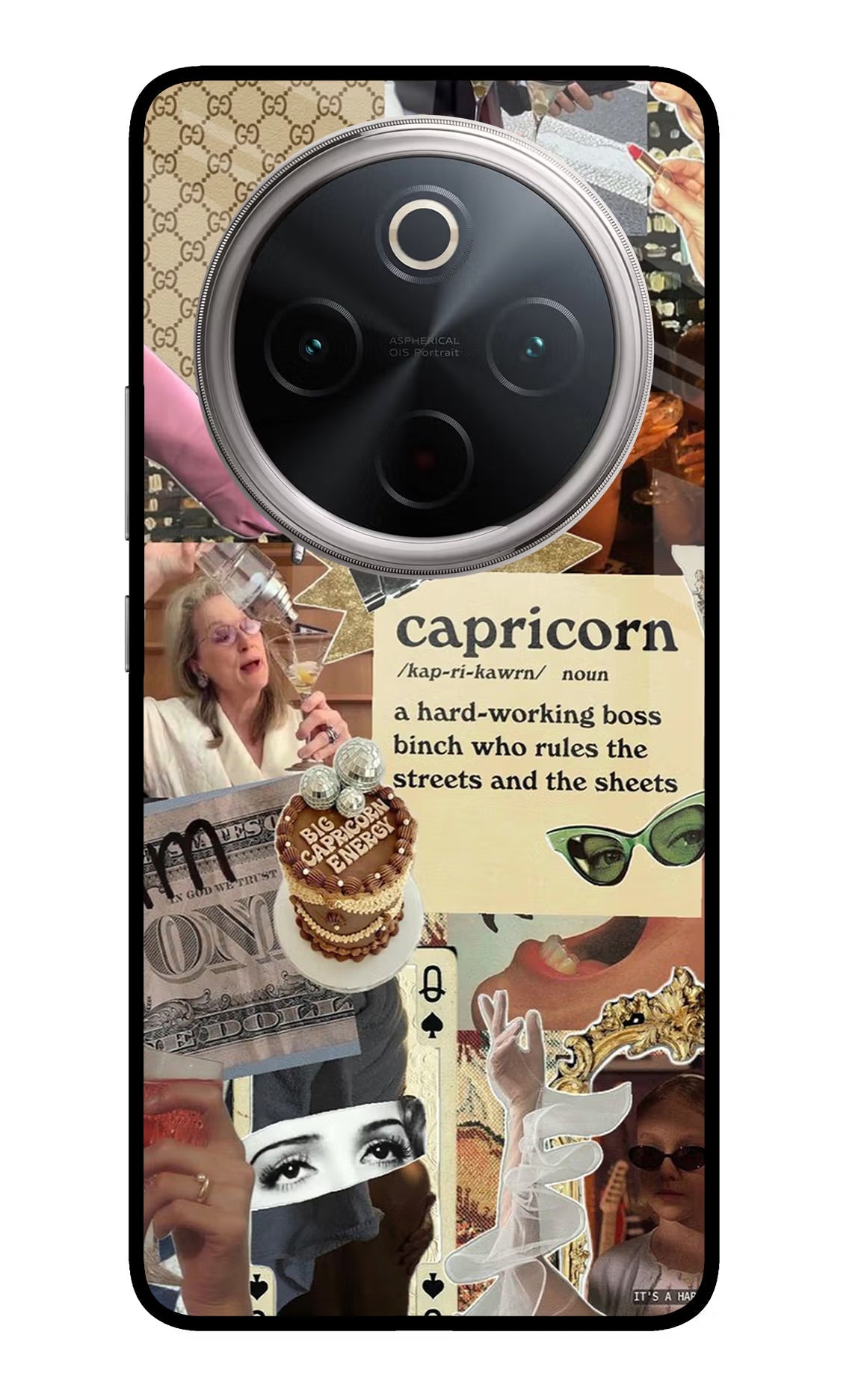 Capricorn Zodiac Vivo T4 5G Glass Case