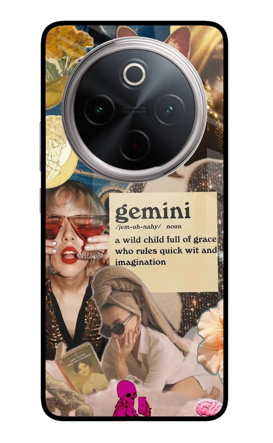 Gemini Zodiac Vivo T4 5G Glass Case