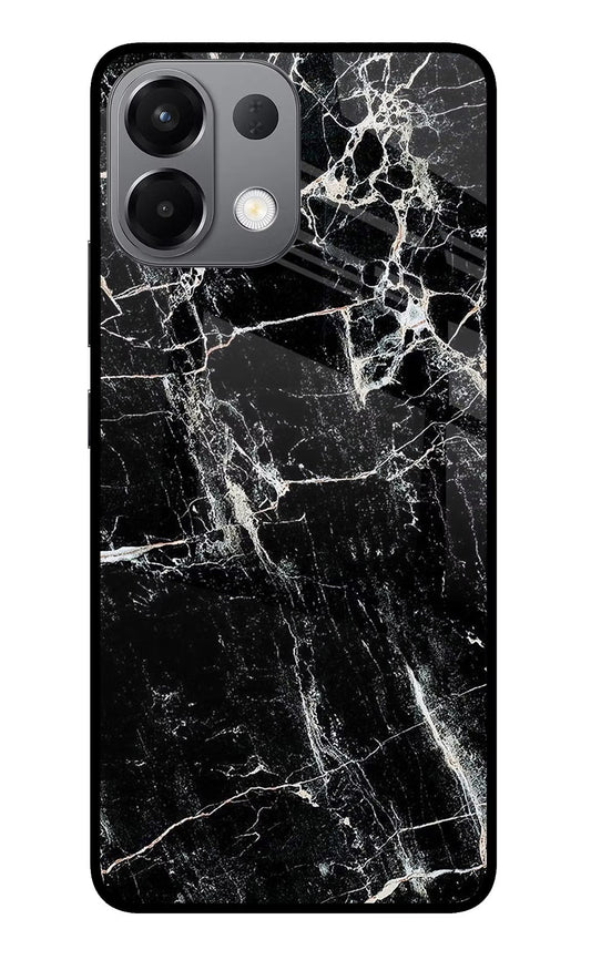 Black Marble Texture Oppo K13 5G Glass Case