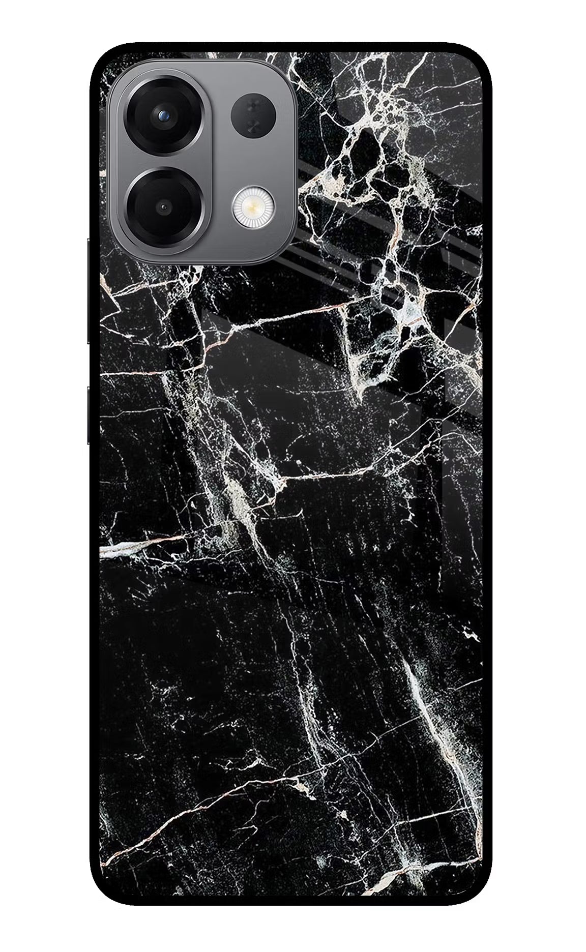 Black Marble Texture Oppo K13 5G Back Cover