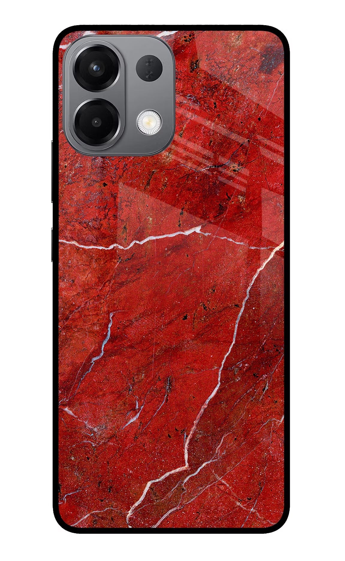 Red Marble Design Oppo K13 5G Glass Case