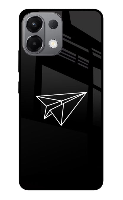 Paper Plane White Oppo K13 5G Back Cover
