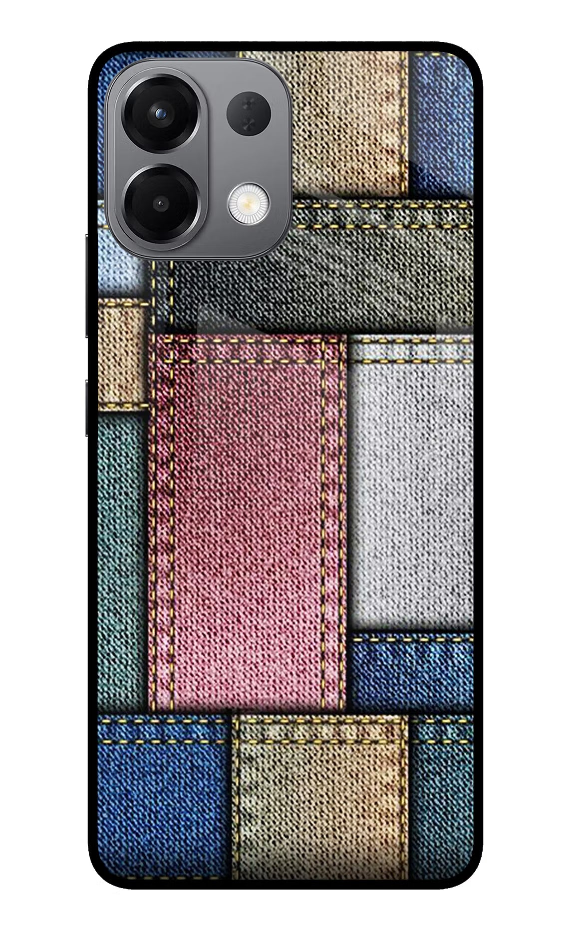 Multicolor Jeans Oppo K13 5G Glass Case