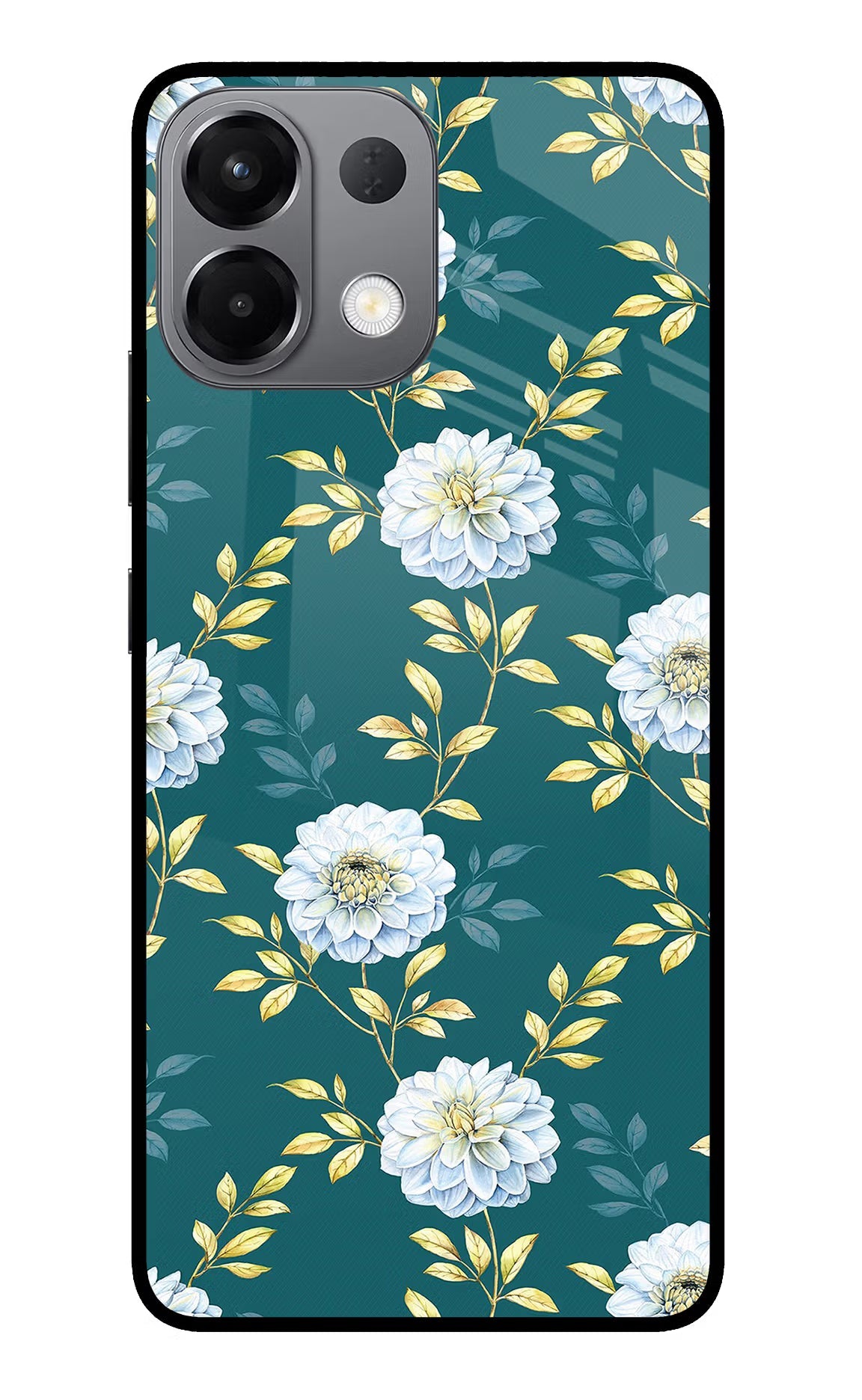 Flowers Oppo K13 5G Glass Case