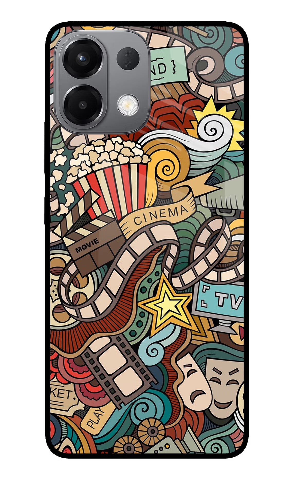 Cinema Abstract Oppo K13 5G Glass Case