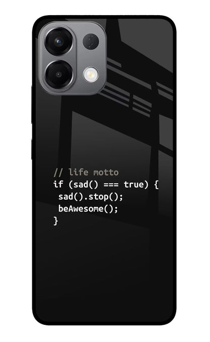 Life Motto Code Oppo K13 5G Back Cover