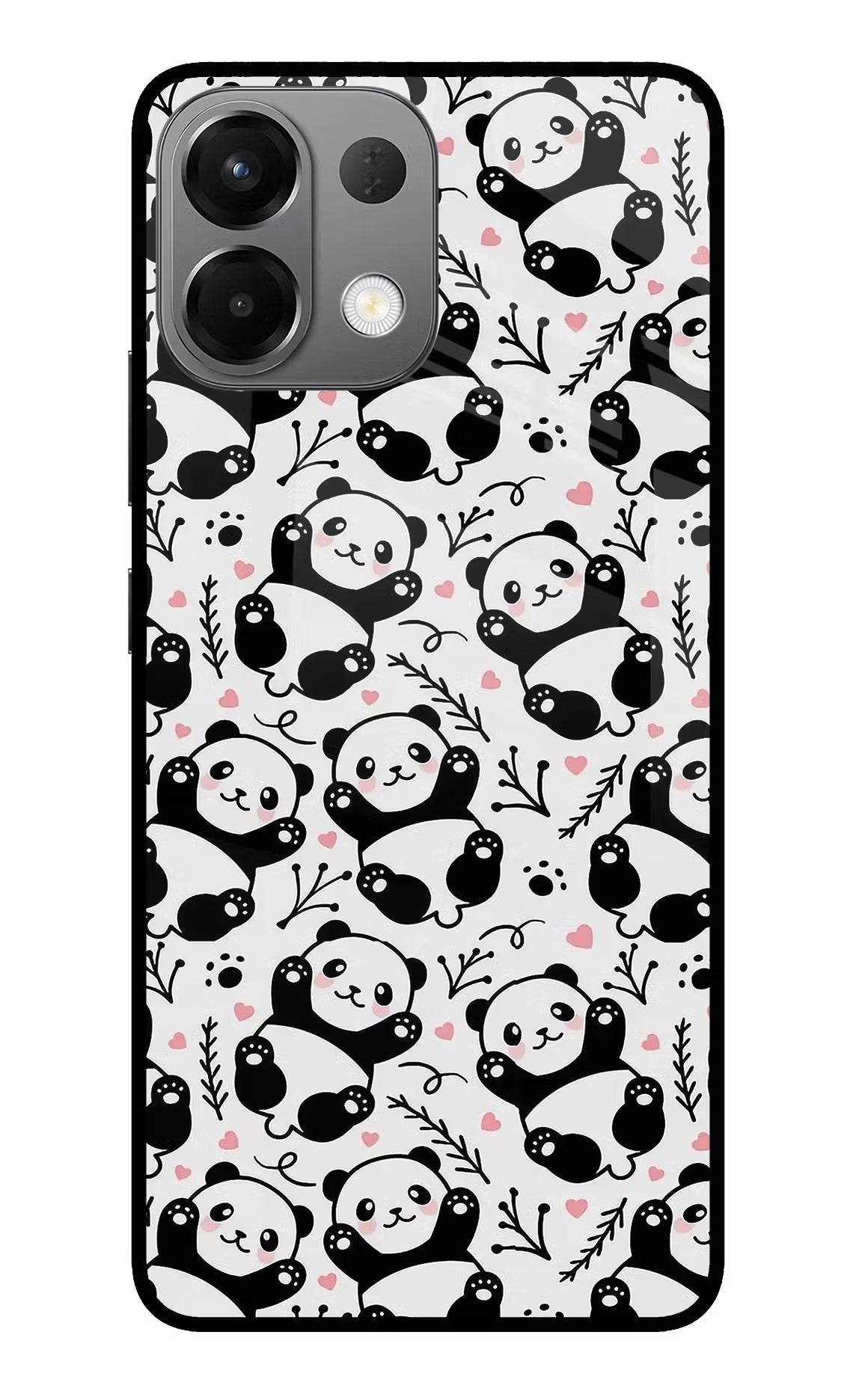 Cute Panda Oppo K13 5G Glass Case