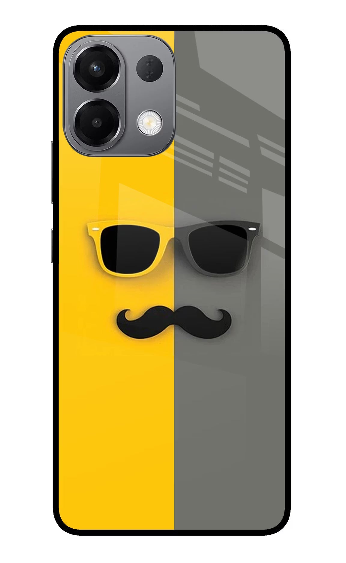 Sunglasses with Mustache Oppo K13 5G Back Cover