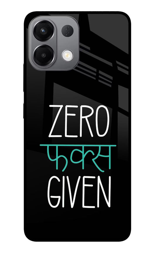 Zero Fucks Given Oppo K13 5G Back Cover