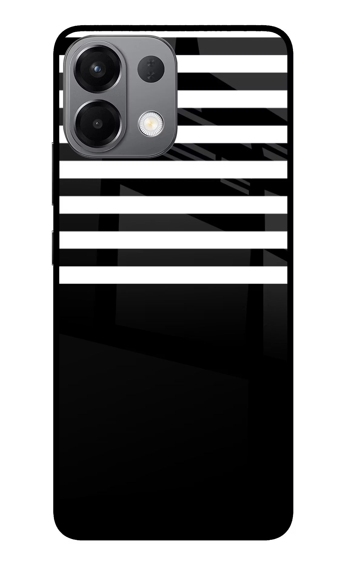 Black and White Print Oppo K13 5G Back Cover