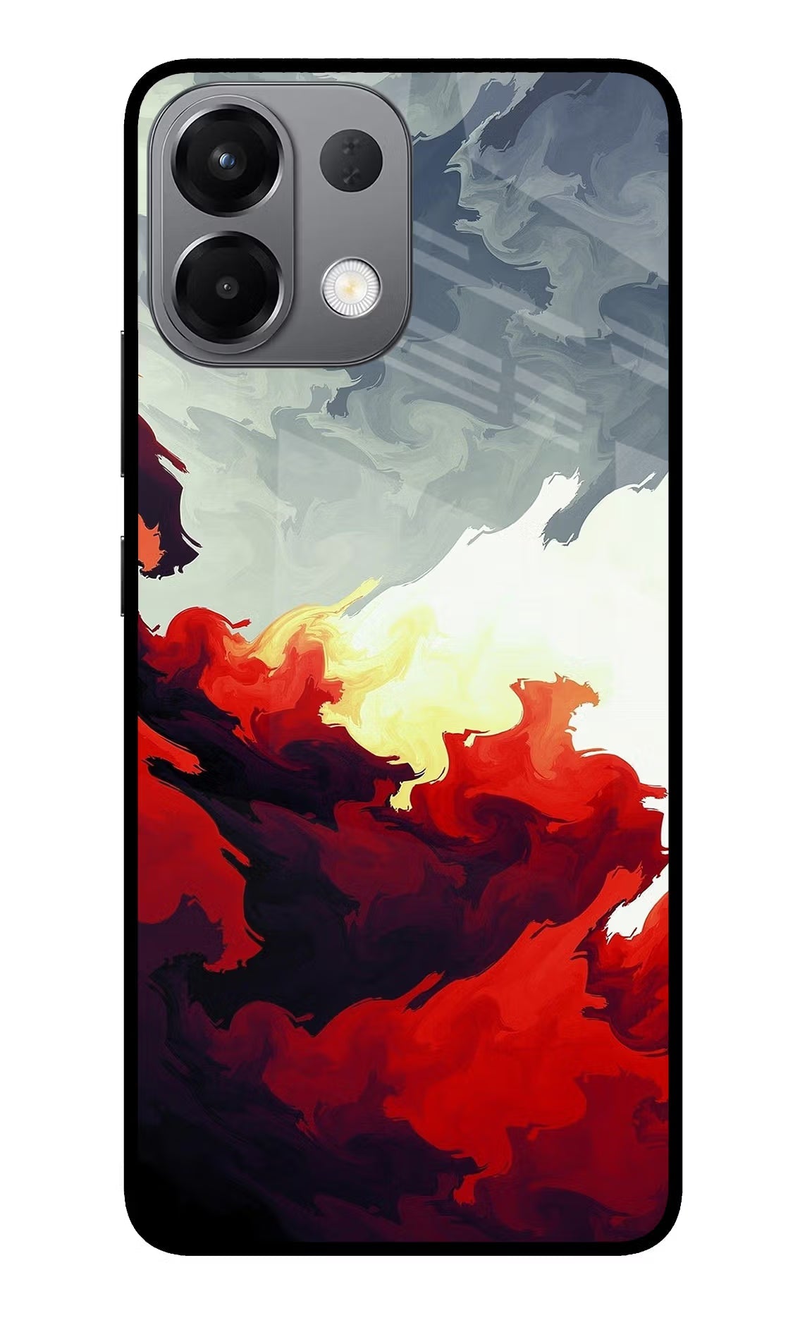Fire Cloud Oppo K13 5G Glass Case