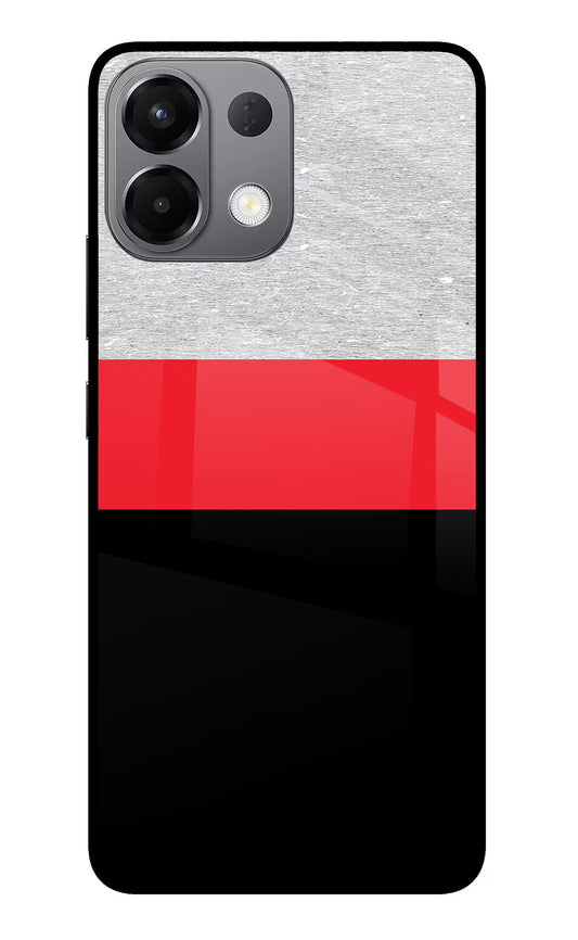 Tri Color Pattern Oppo K13 5G Glass Case