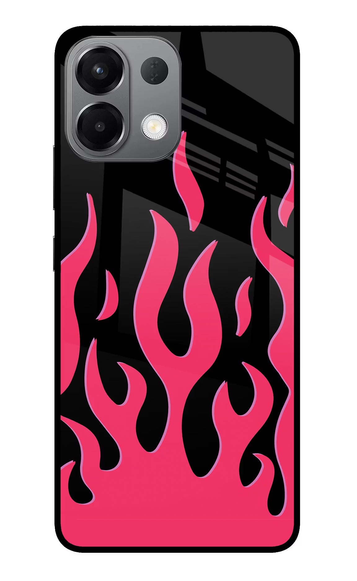 Fire Flames Oppo K13 5G Glass Case