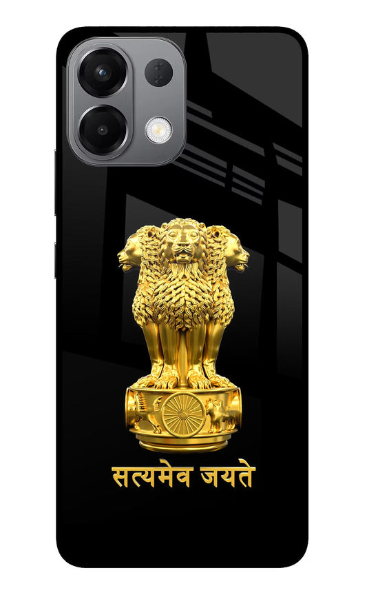 Satyamev Jayate Golden Oppo K13 5G Glass Case