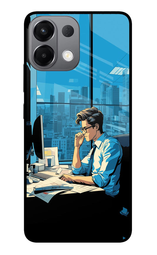 Focused Hustler (AI Generated) Oppo K13 5G Glass Case