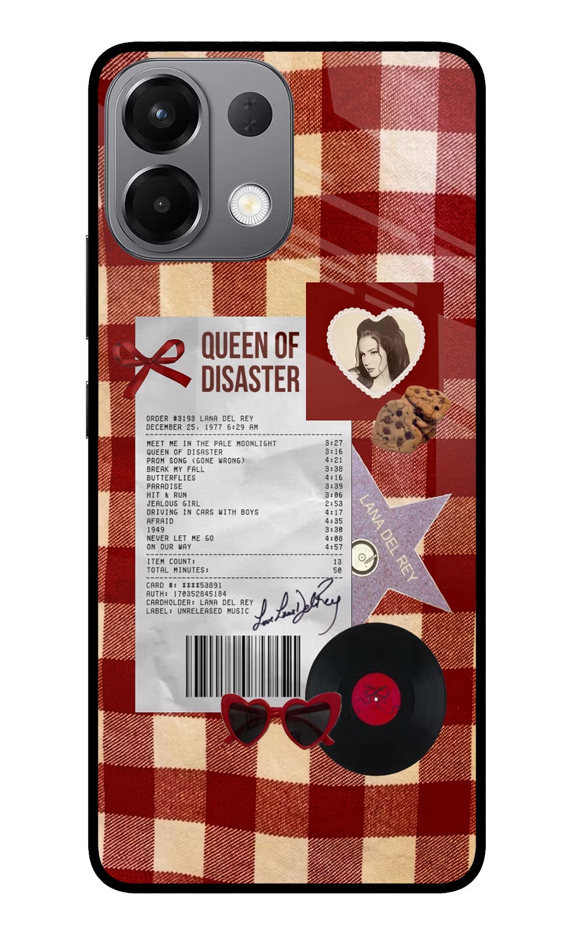 Queen of Disaster Oppo K13 5G Glass Case