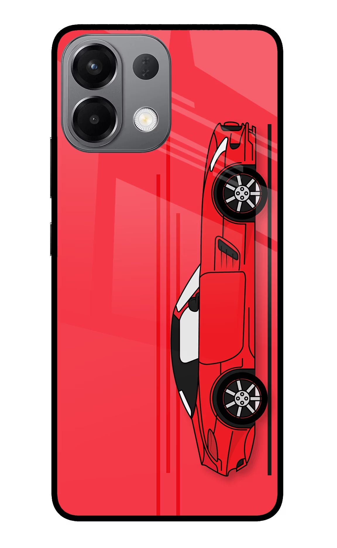 Red Velocity Oppo K13 5G Back Cover