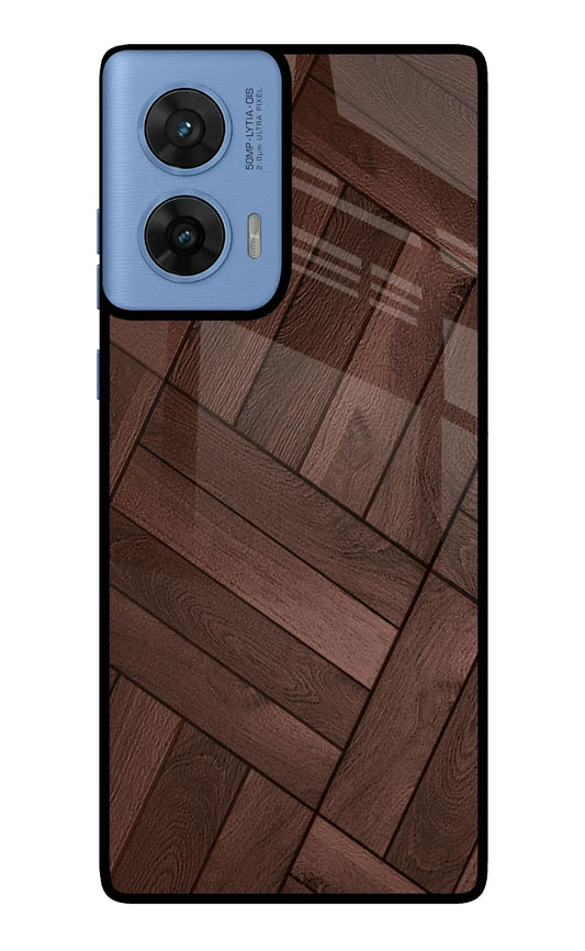 Wooden Texture Design Moto G96 5G Glass Case