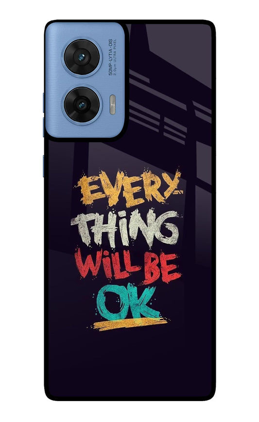 Everything Will Be Ok Moto G96 5G Glass Case